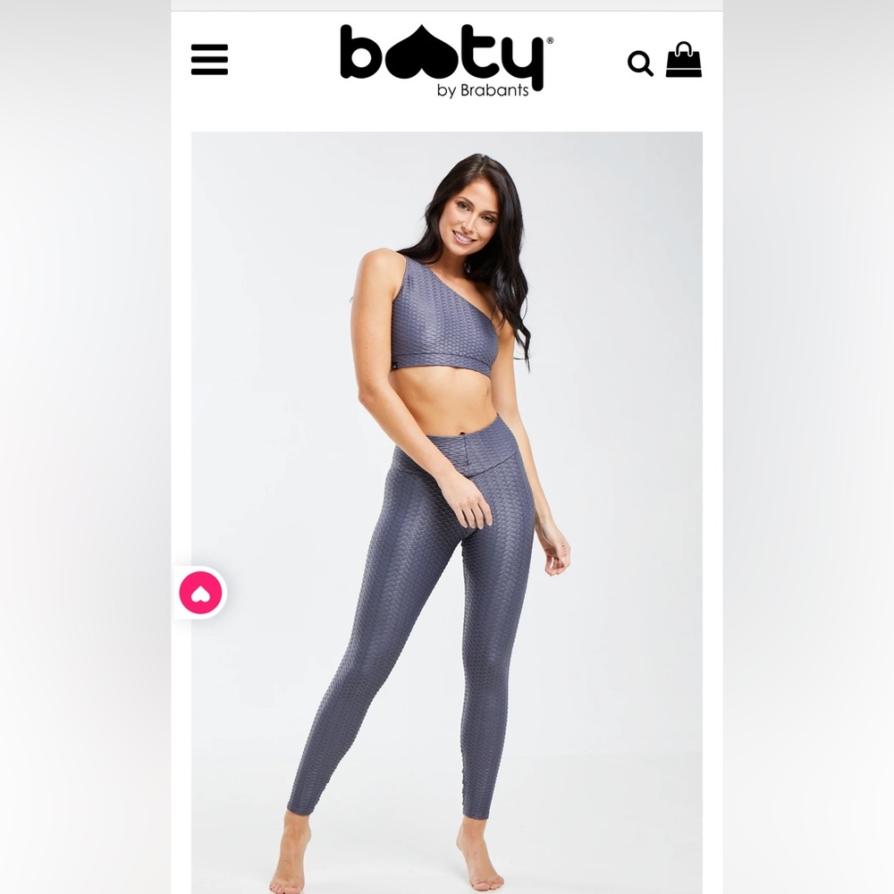 Booty by Brabants LBL Leggings Gunmetal. Worn 1-2 max. One size fits most.